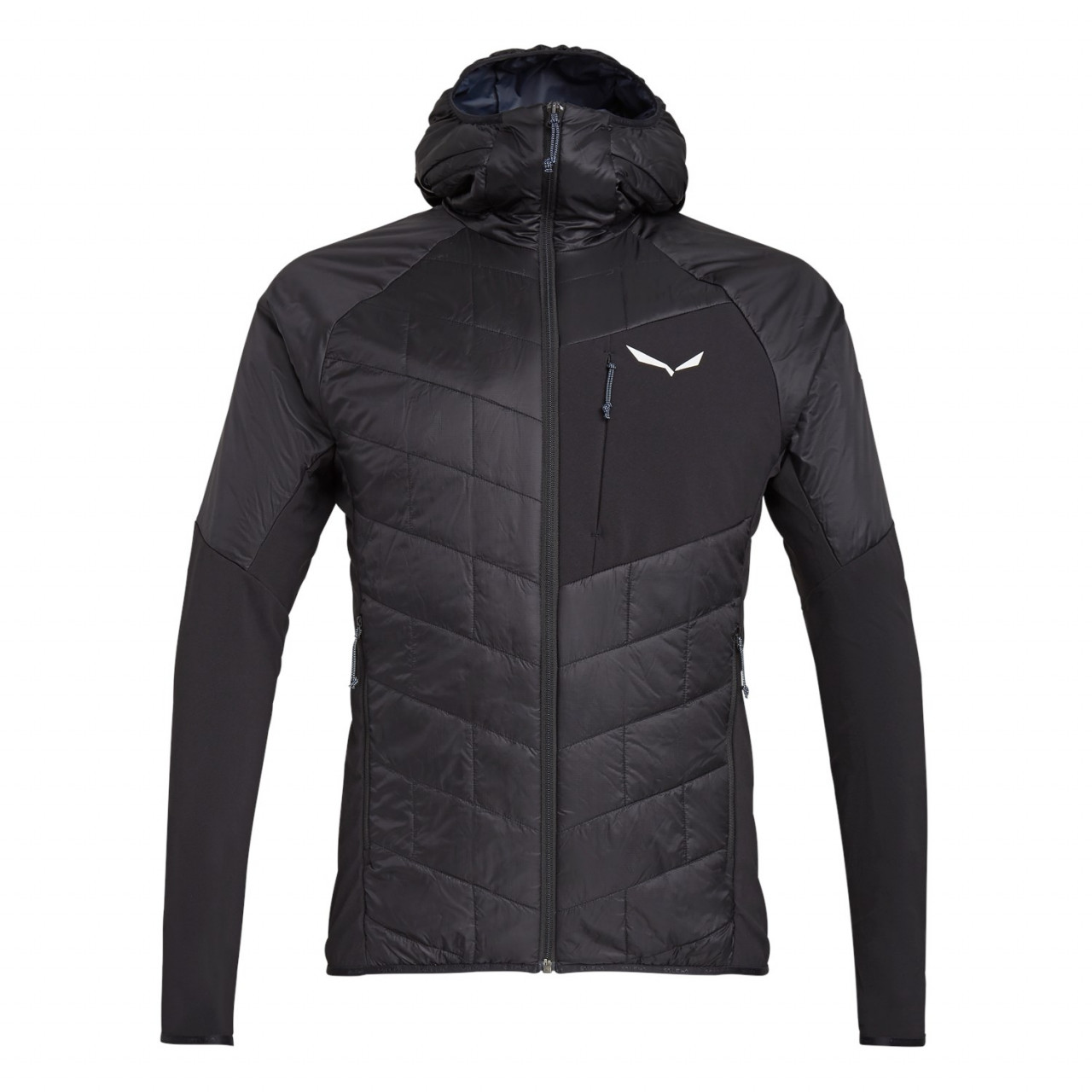 Chaqueta Plumas Hombre Chile - Salewa Ortles Hybrid TirolWool® Responsive - Negras - UJDC-76358